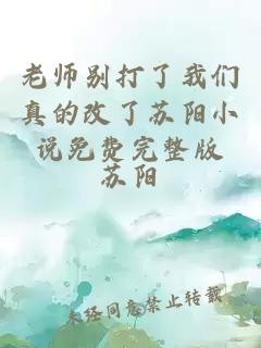 老师别打了我们真的改了苏阳小说免费完整版