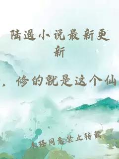 陆遥小说最新更新